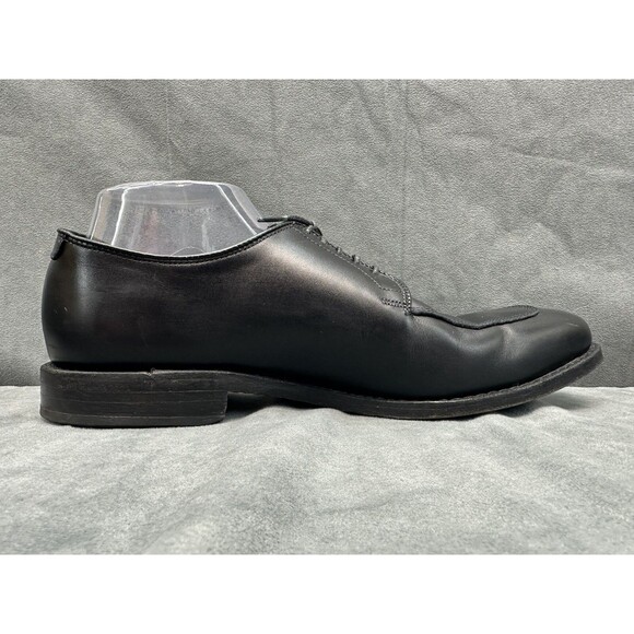 Allen Edmonds Delray Mens 9 D 1208 Black Leather Split Toe Derby Dress Shoes - Picture 2 of 14